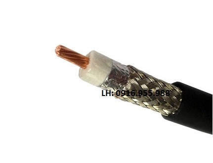 Cáp đồng trục (ăng ten) lantek RG-59 dùng cho truyền hình Standard Shield Coaxial Part Number: 301-RG5900-SSBK-1223