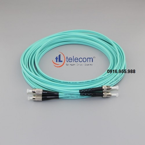 Dây cáp nhảy quang FC to ST, Multimode, Duplex OM3 tltelecom 9/125