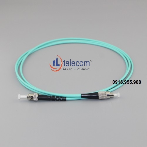 Dây cáp nhảy quang FC to ST, Multimode, Simplex OM3 tltelecom 9/125