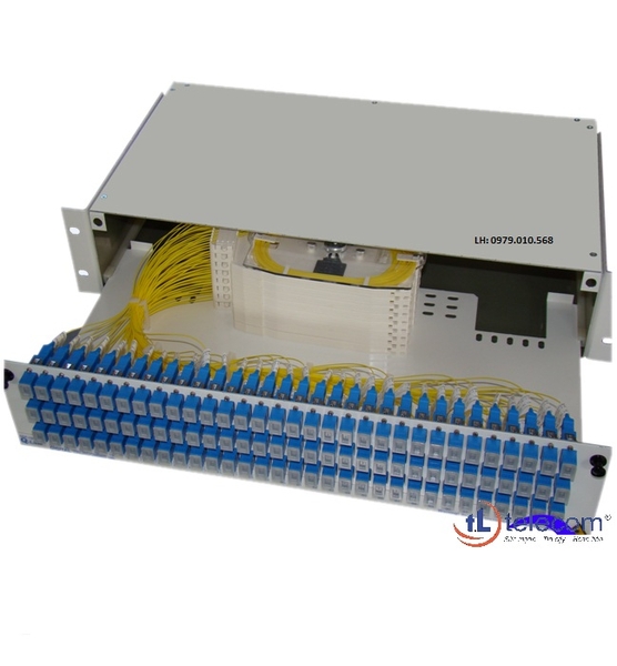 Hộp phối quang ODF 72Fo ( core) khay trượt lắp tủ rack 19″ có giấy chứng nhận xuất xưởng