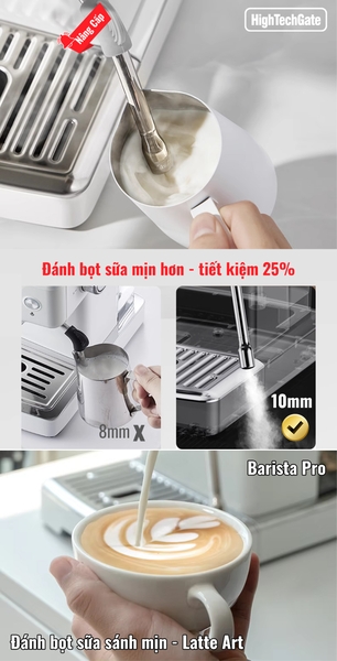 Máy pha cà phê espresso CF05 PRO chuyên nghiệp toàn diện DIY, giảm áp tự động an toàn nâng cấp