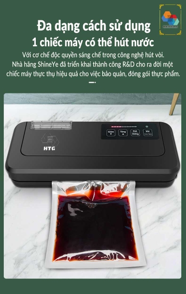 Máy hút chân không HTG-P290AD – Phiên bản quốc dân, KHÔNG KÉN TÚI