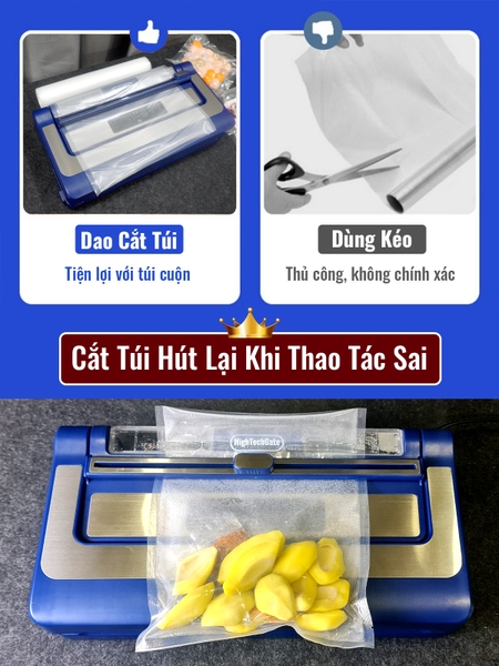 máy hút chân không VS86 “KHÔNG KÉN TÚI - MỌI LOẠI TÚI THỰC THỤ” đáng tiền nhất