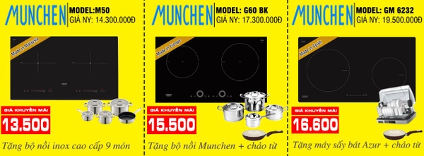 Combo ưu đai vô cùng hấp dân cùng Munchen