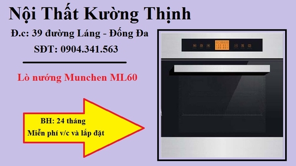 Lò nướng Munchen ML60 có tác dụng gì?
