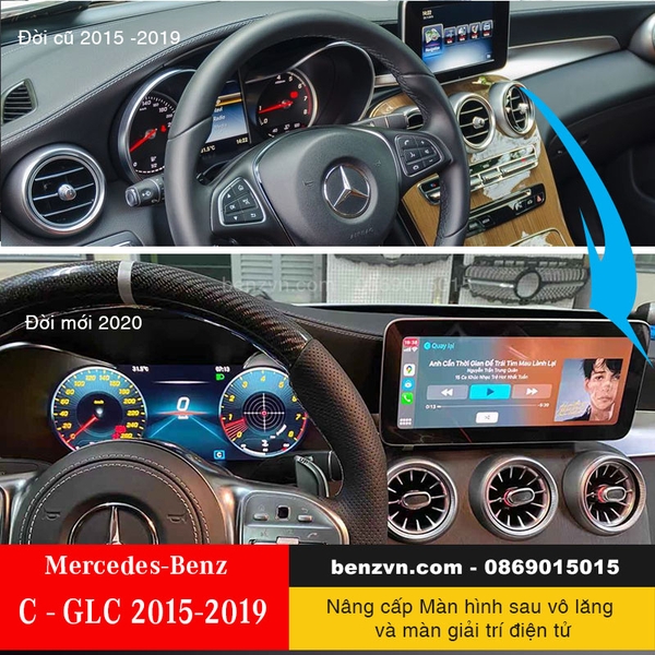 nang-cap-cum-do-ho-dien-tu-va-man-trung-tam-doi-moi-cho-mercedes-benz-c-glc-2015