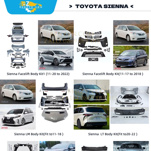 nang-cap-body-kit-cho-toyota-sienna