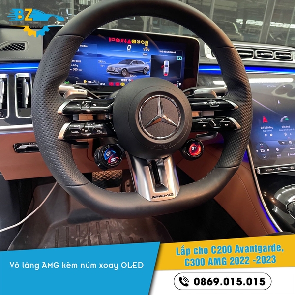 num-xoay-oled-kem-vo-lang-amg-cho-xe-mercedes-c-class-2022-2023