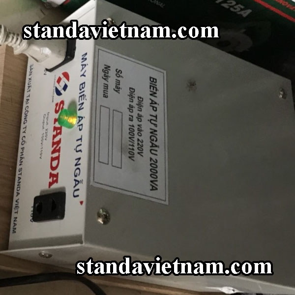 Biến áp 220v ra 110v 20a Standa Tự Ngẫu, Cách Ly 1500W 2000W