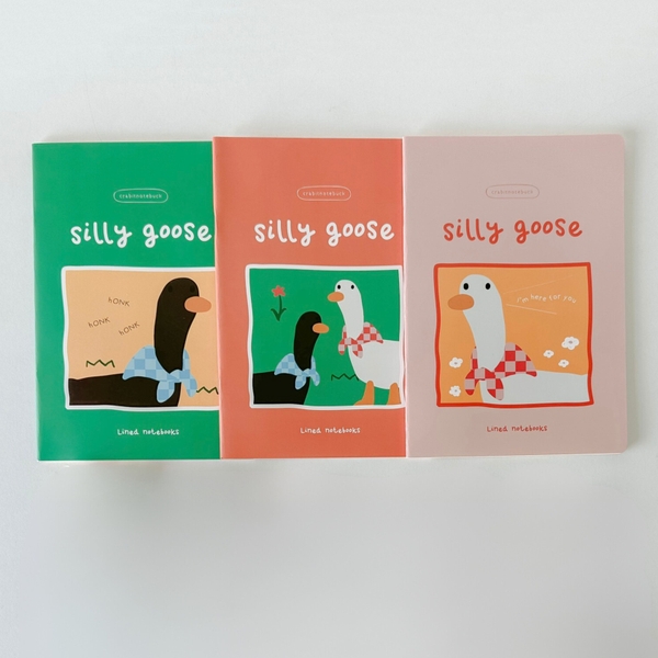 3 Vở kẻ ngang 80 trang Silly Goose
