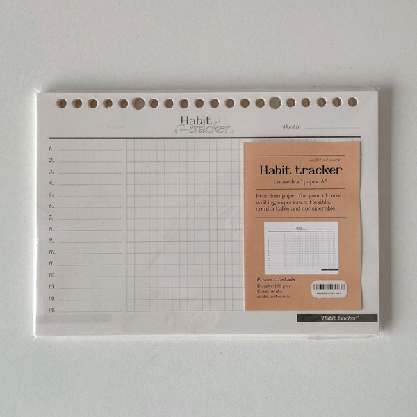 Tập giấy ruột sổ còng A5 lên kế hoạch 20 lỗ