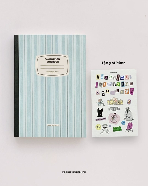 Vở bìa cứng 500 trang kẻ ngang 70gsm Trộm Vía