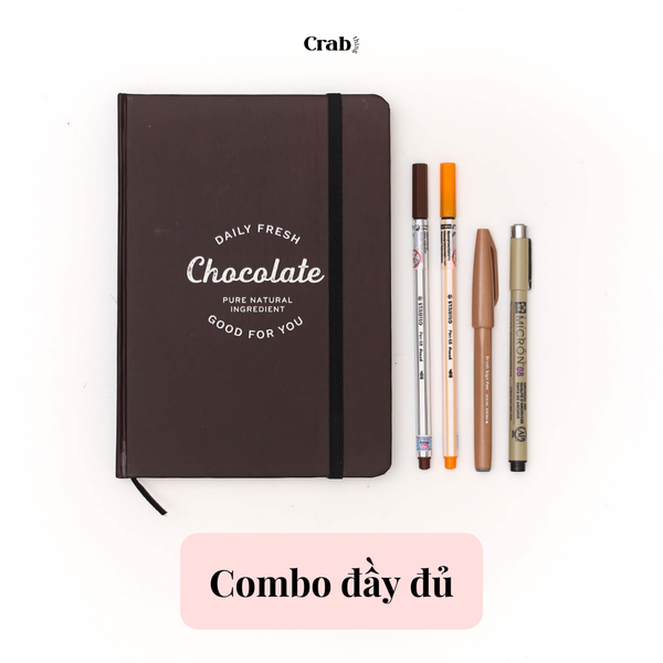 Combo Chocolate - chuyên dụng Bullet Journal