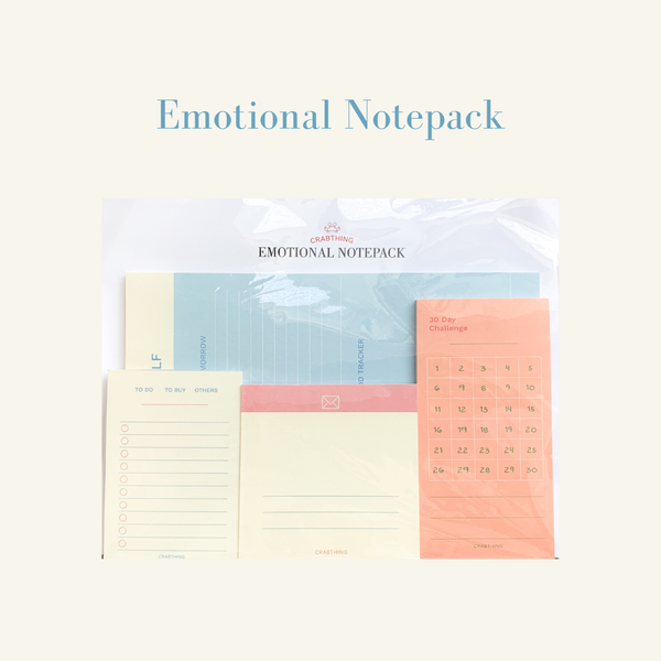 Emotional Notepack - Tập 4 loại giấy note - 120 Tờ