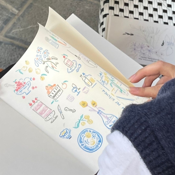 Sổ Sketchbook 190gsm Vuông - Tượng nam thần