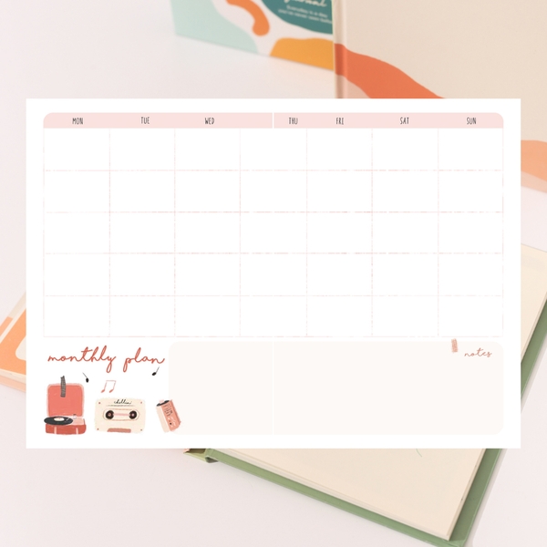 Combo Sổ Playful Daily Bullet Journal - Set 5 bút