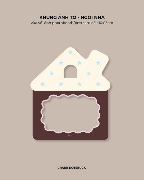 Khung ảnh nam châm to Chấm bi