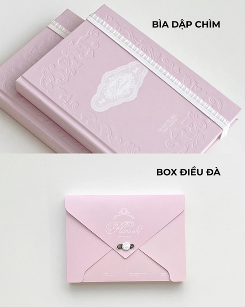 Sổ Planner 2027 14 tháng layout basic Framework Planner Ren Hồng