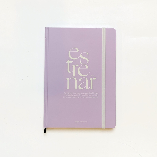 Sổ trơn A5 130gsm 110 trang Obscure Feeling - Tím