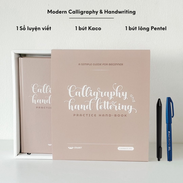 Bộ sách luyện viết Modern Calligraphy & Handwriting