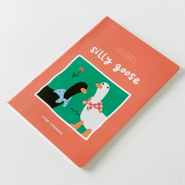 Vở kẻ ngang 80 trang Silly Goose Ngỗng Cam