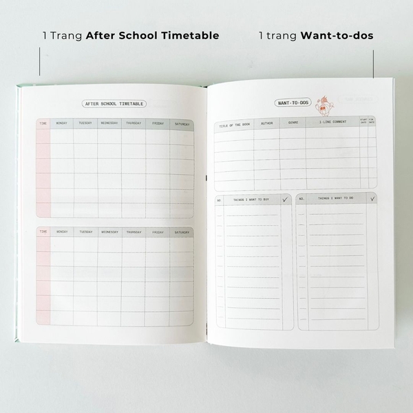 Sổ Study Planner Crabit Onion - Hành Hướng Ngoại