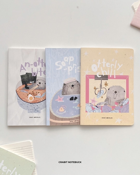 Vở kẻ ngang 80gsm 80 trang Otter - Gắp Thú