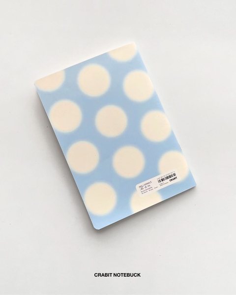 Vở kẻ ngang 100 trang 80gsm Chấm bi - Xanh biển