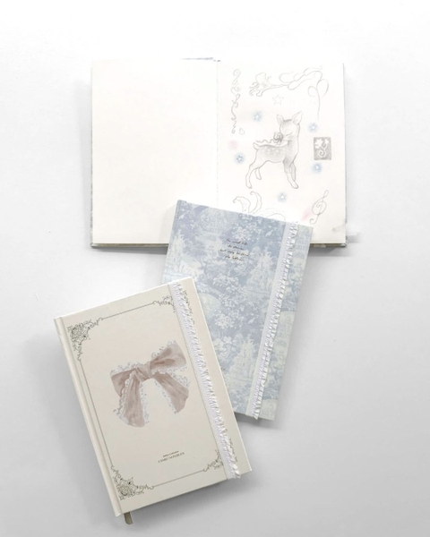 Sketchbook A5 190gsm The Reverie Diary - Nhũ Nơ Đen