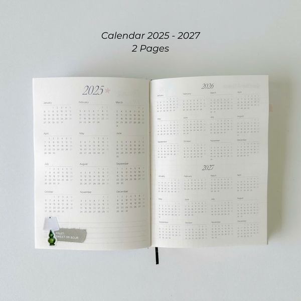 [Limited] Sổ lịch Planner 2025 - Coquette Limited Edition - 14 Months