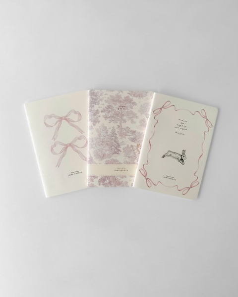 Combo 3 Vở grid caro 80gsm 100 trang The Reverie Diary