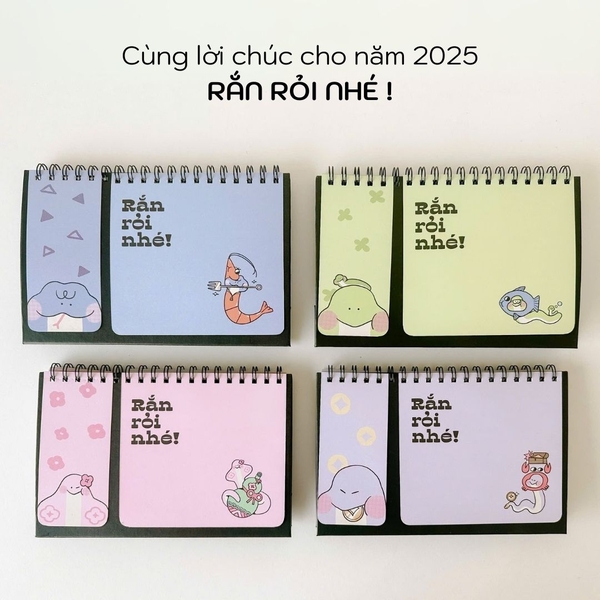 Lịch 2025 để bàn - Crabit Calendar Rắn Săn Mồi có lịch âm