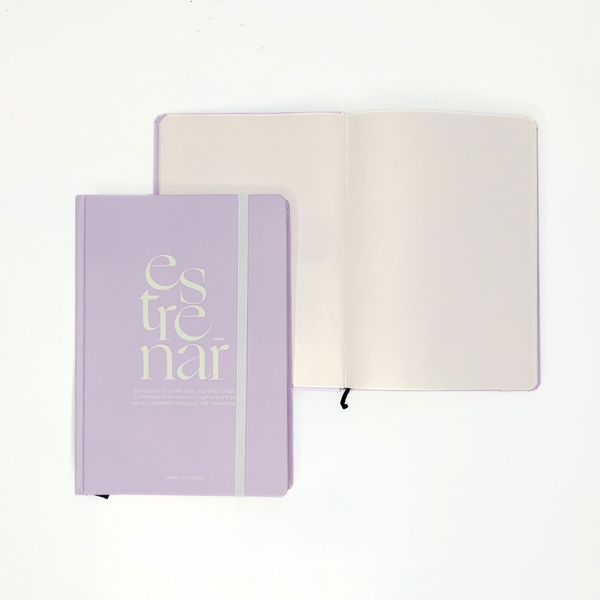 Sổ trơn A5 130gsm 110 trang Obscure Feeling - Tím