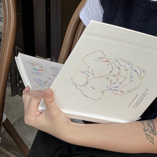 Sổ Sketchbook 190gsm Vuông - Tượng nam thần