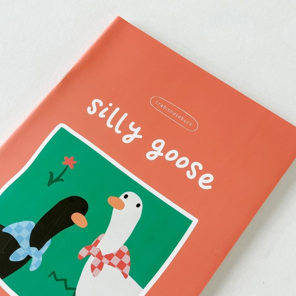Vở kẻ ngang 80 trang Silly Goose Ngỗng Cam