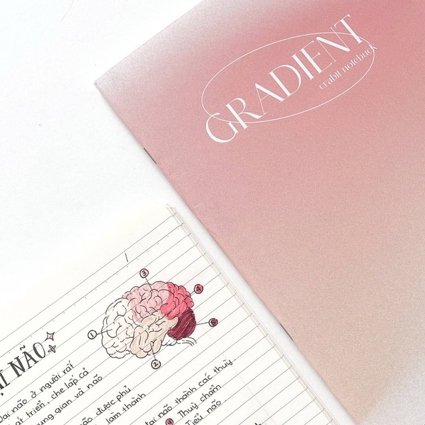 Vở kẻ ngang 80 trang Gradient Hồng