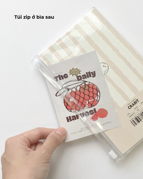 Sketchbook A6 190gsm Tomeoto Sọc Hồng