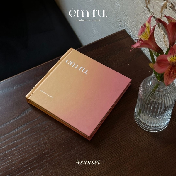 Sổ dot khổ vuông 130gsm Êmru Collection - Sunset