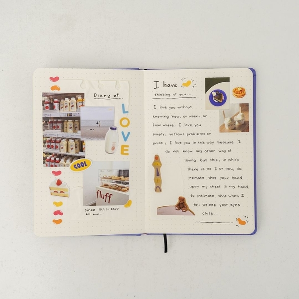 [Tặng kèm sticker] Sổ tay dotgrid bỏ túi Gummy Collection - Bean Xanh tím