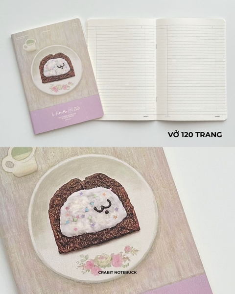 Combo 3 Vở kẻ ngang 70gsm 120 trang Miếng