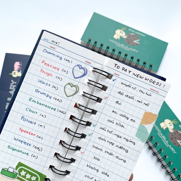 Sổ học từ vựng bỏ túi - Onion Xanh biển