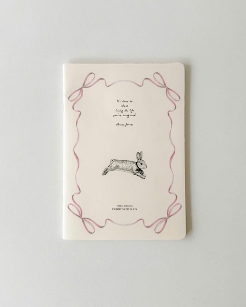 Vở grid caro 80gsm 100 trang The Reverie Diary - Thỏ Nơ Hồng