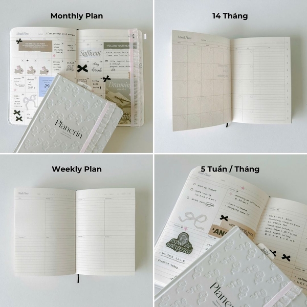 [Limited] Sổ lịch Planner 2025 - Coquette Limited Edition - 14 Months