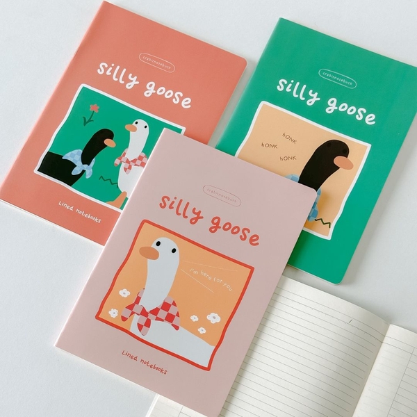 Vở kẻ ngang 80 trang Silly Goose Ngỗng Xanh