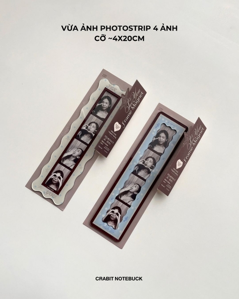 Khung ảnh nam châm dài 4 tấm Chấm bi