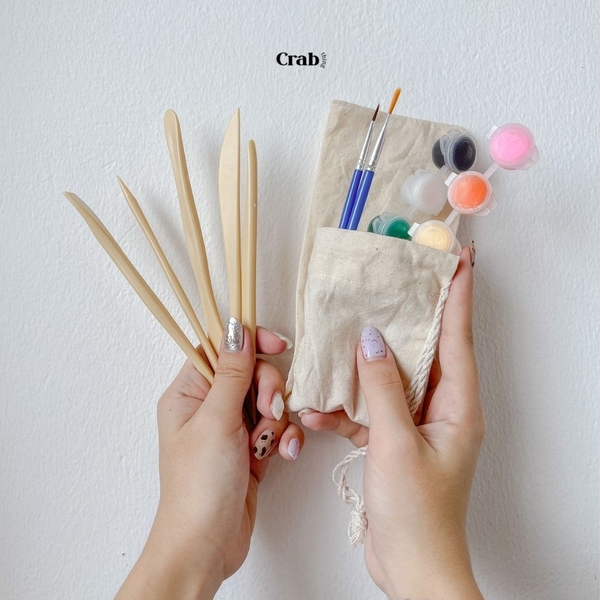 Box làm đất sét tự khô - Be Happier Clay Craft Box - Box cho 2+ người (1000g)