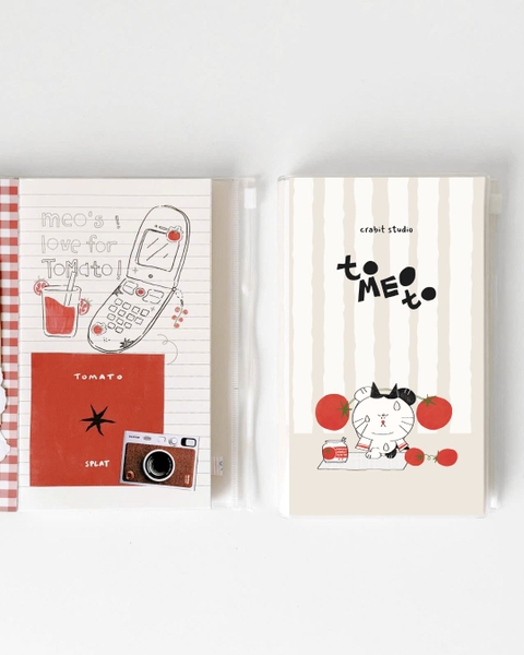 Sổ tay handy kẻ ngang bìa mềm 130gsm Tomeoto Gym Sọc