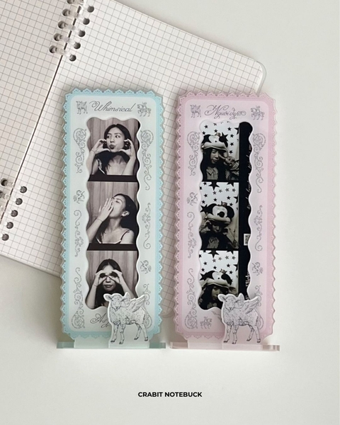 Khung ảnh standee để bàn Ren Framework - Photo strip 3 ảnh
