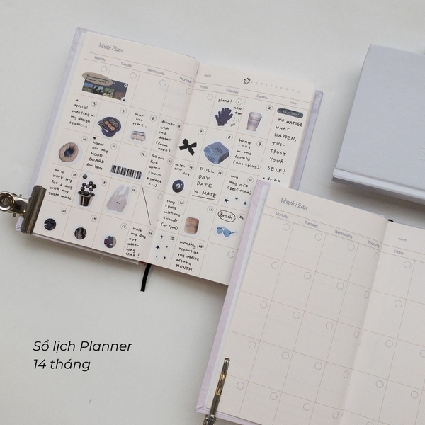 Sổ lịch Planner 2025 - Handy Monthly Plan - 14 Months