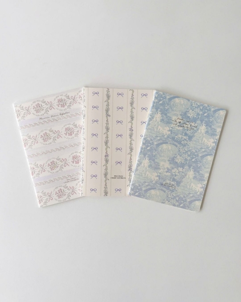 Combo 3 Vở kẻ ngang 80gsm 80 trang The Reverie Diary